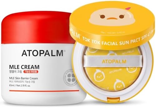 MLE Eczema Cream + Tok Tok Facial Sun Pact Bundle, 2-piece set